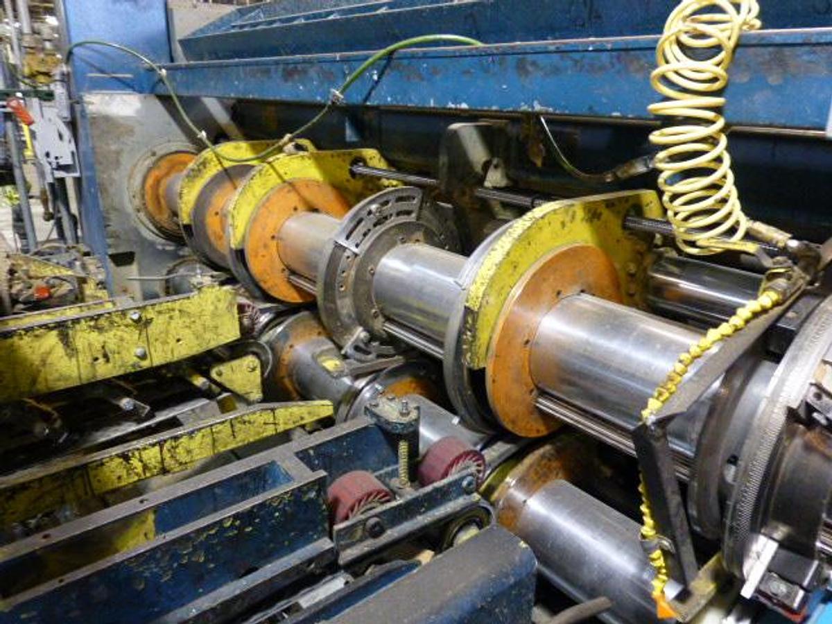 Used 50″ x 113″ Ward Feed section, Print section, Slotting section, available