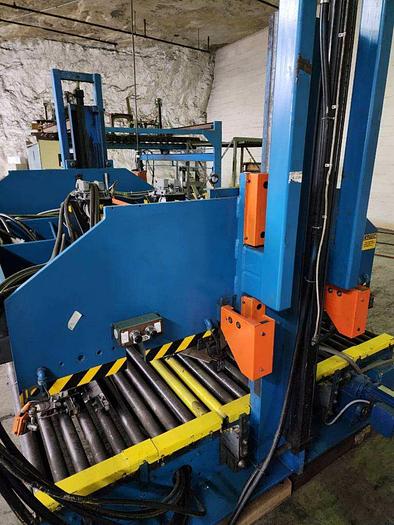 Used Eam Mosca 2 head Strapper Unitizer