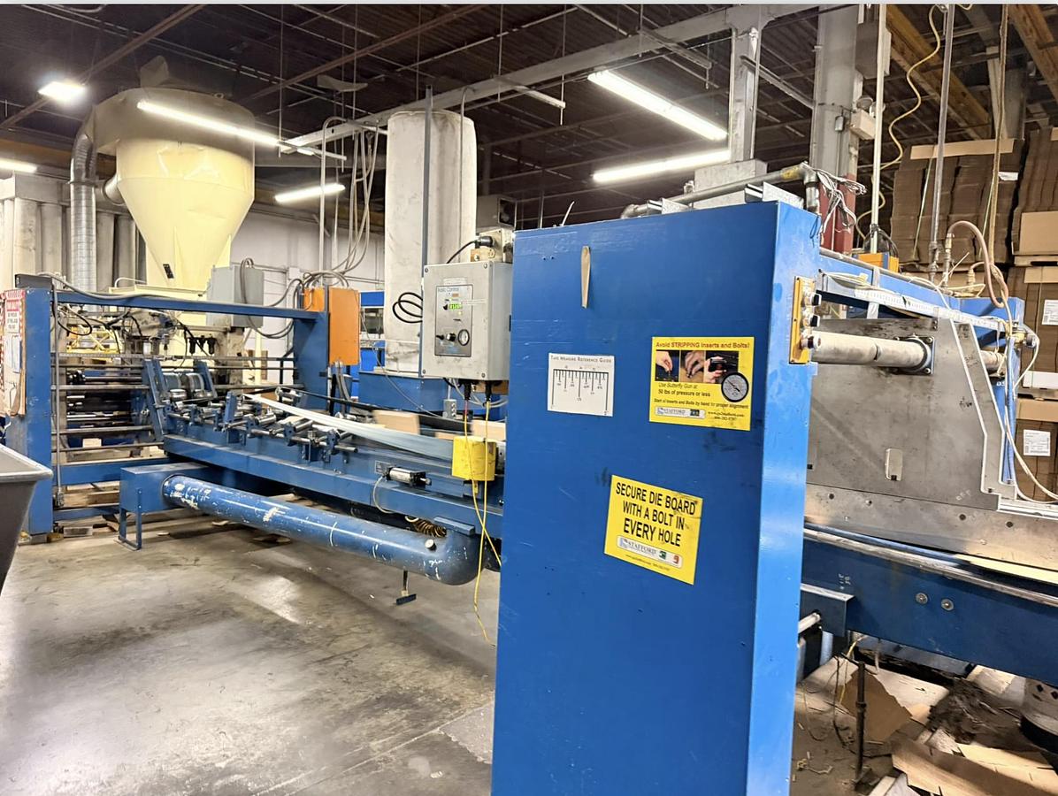 Used 35" x 85" Koppers 2 color Flexo Folder Gluer