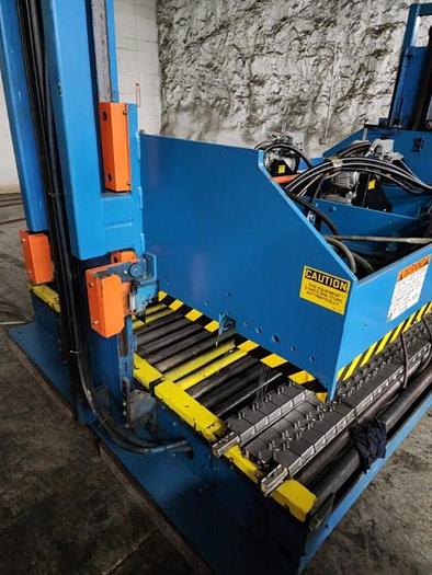 Used Eam Mosca 2 head Strapper Unitizer