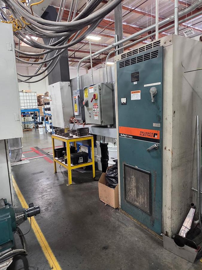 Used 50" x 115" Mitsubishi 2 Color Flexo Folder Gluer