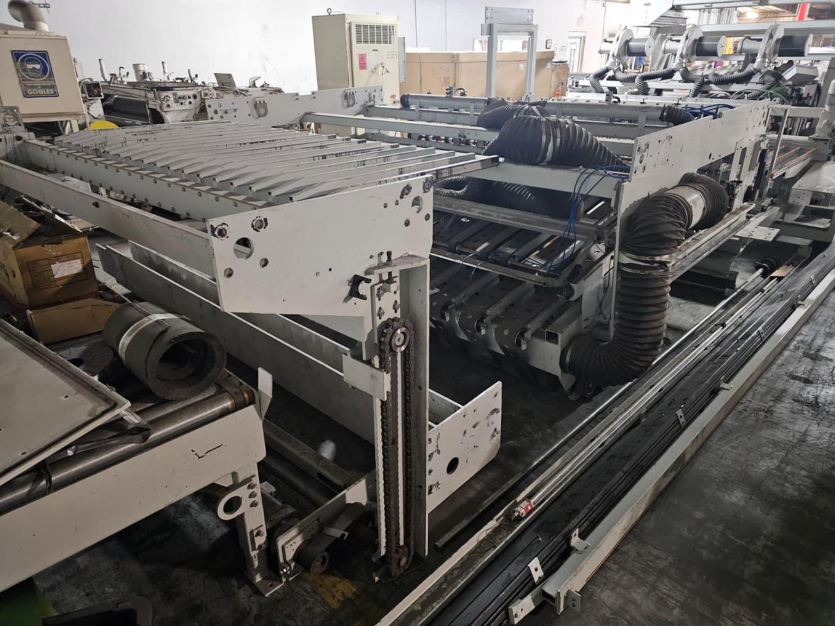 Used 120" Alliance Die Cut Stacker 