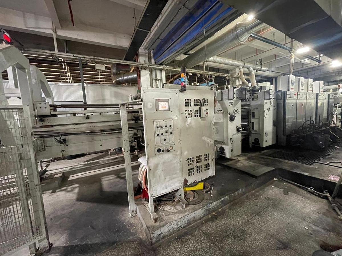 Used Bobst Martin Midline 924 4 Color Flexo Folder Gluer