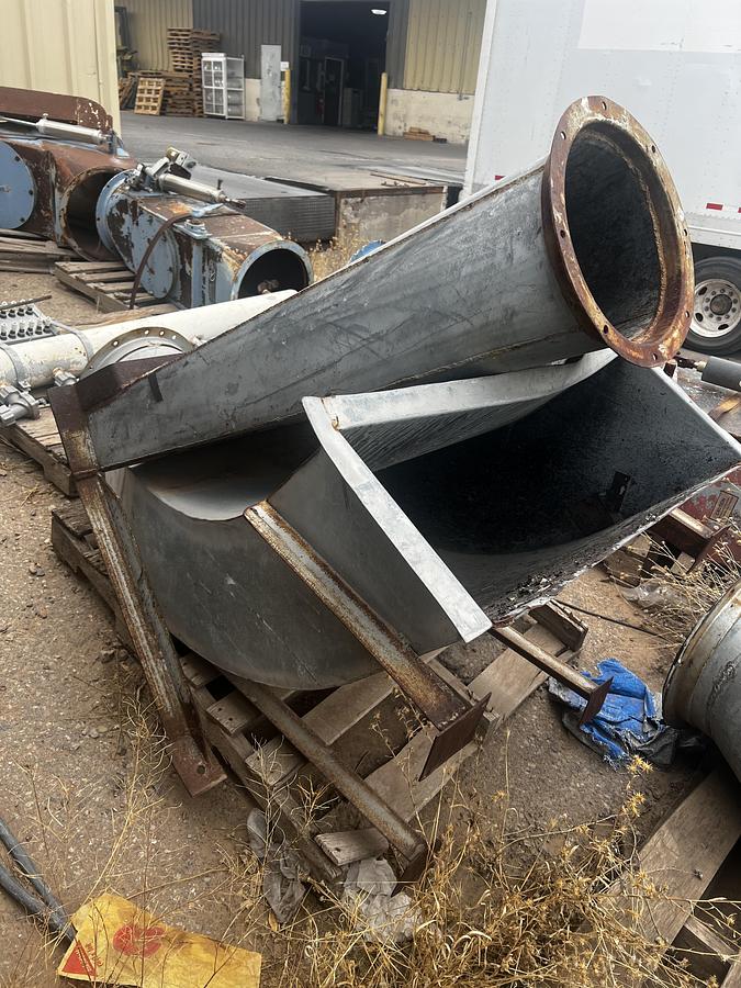 Used Air conveying scrap system with 100's of feet of piping