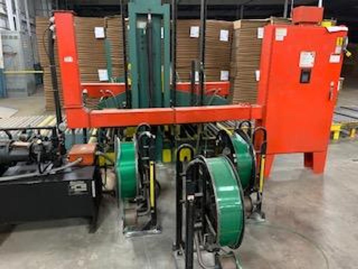 Used Signode 3 head Unitizer with Test Stand