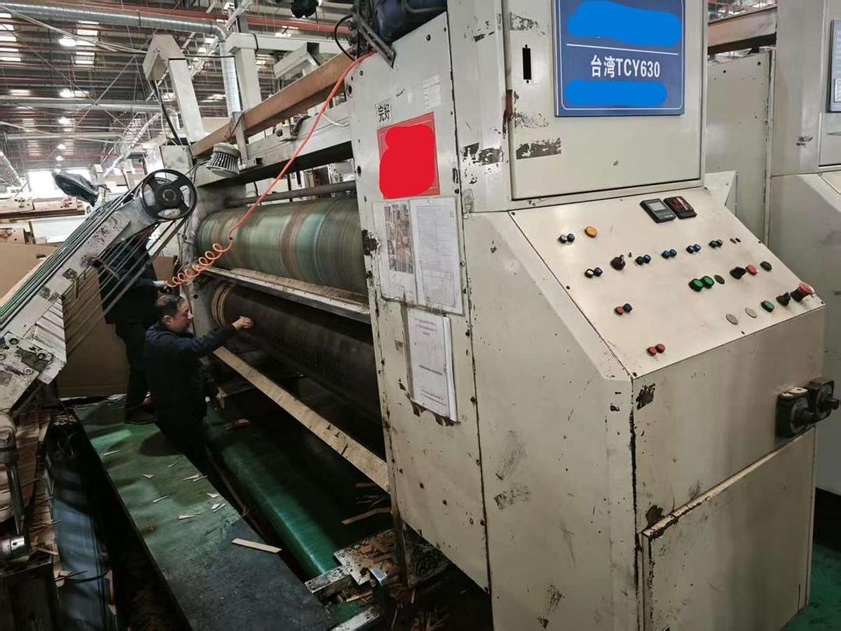 Used 66" x 118" TCY 3 color Rotary Die Cutter