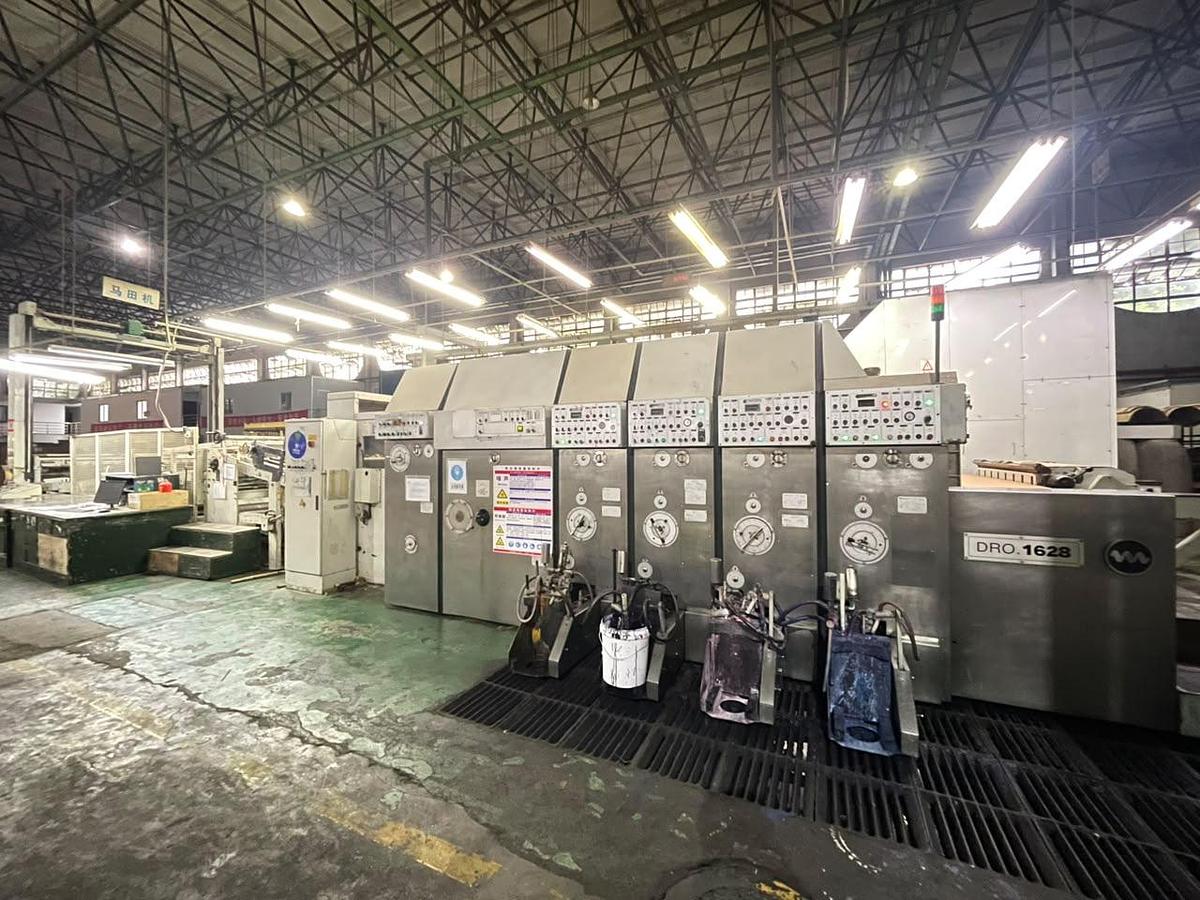 Used 66" x 110" Martin 4 color High Graphics Rotary Die Cutter