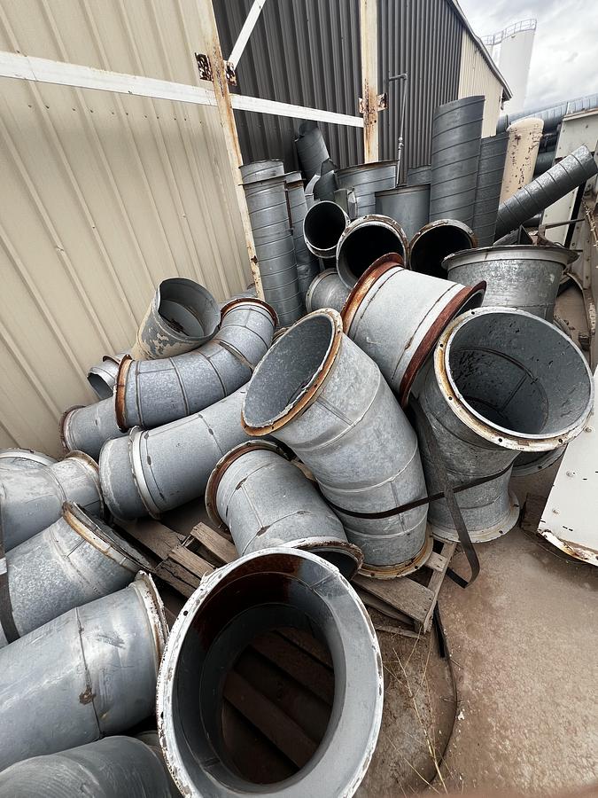 Used Air conveying scrap system with 100's of feet of piping