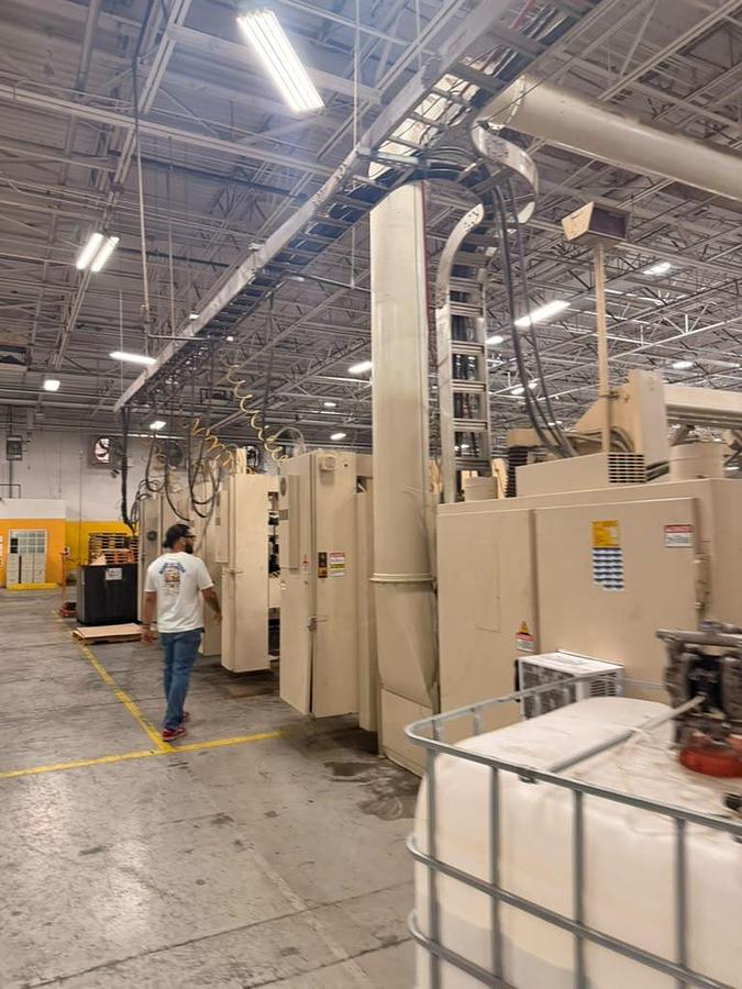Used 66" x 120" Ward 3 color Flexo Folder Gluer