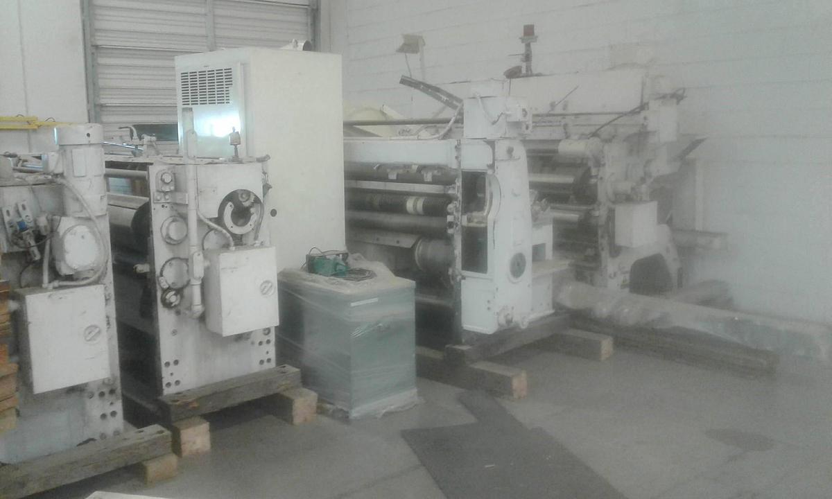Used 37″ x 84″ Langston 2 color Flexo Printer Slotter