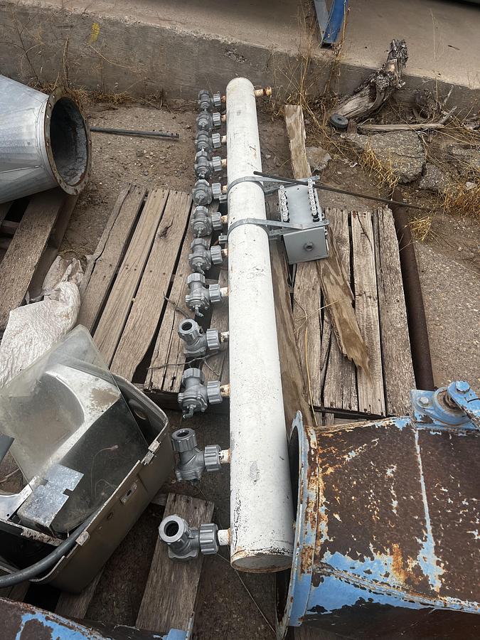 Used Air conveying scrap system with 100's of feet of piping