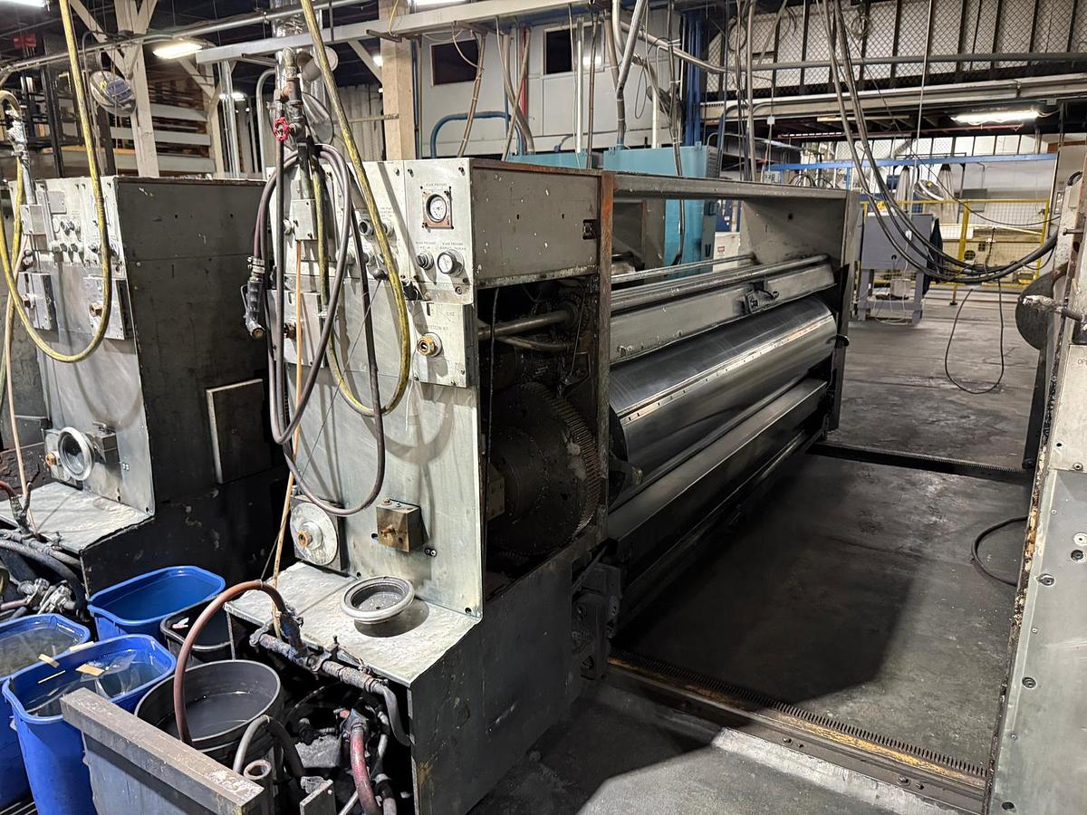 Used 66" x 115" Hycorr 4 color Rotary Die Cutter