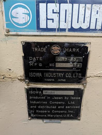 Used 1973 Isowa PS5B