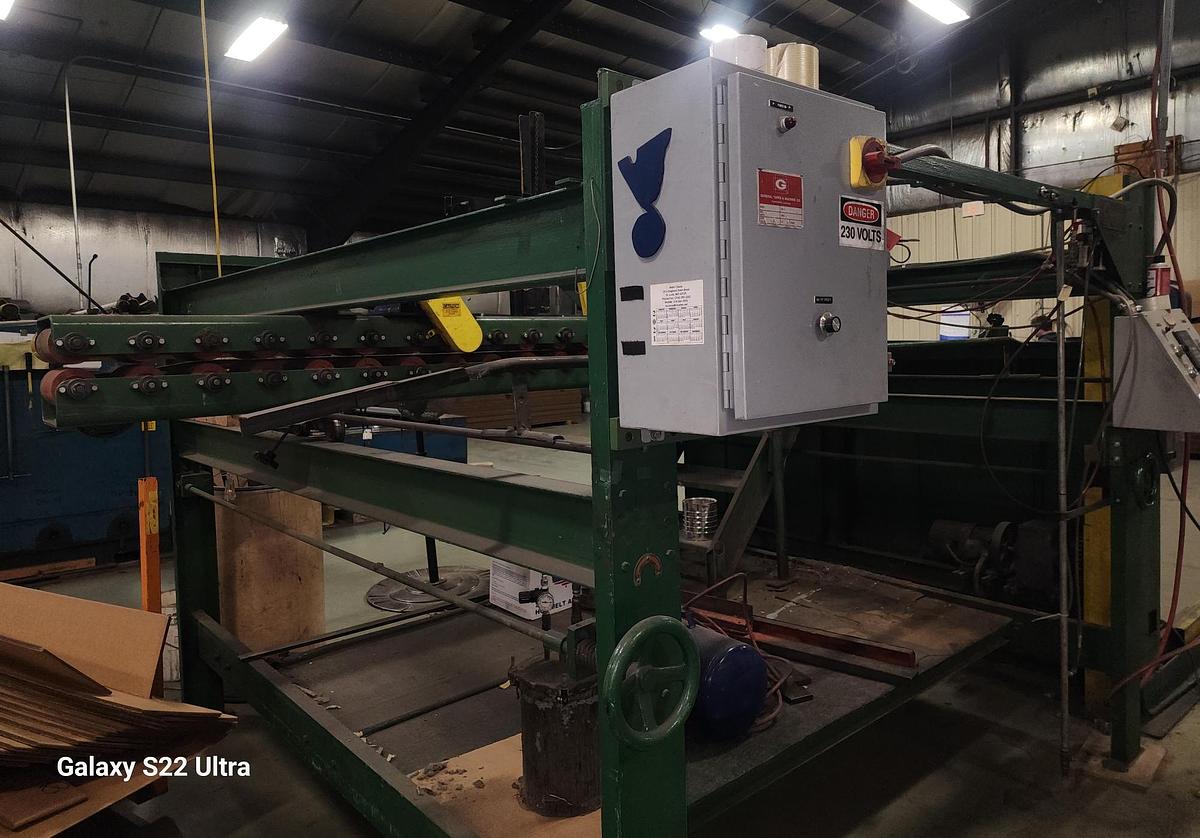 Used 96" General Gluer with Nordson Hotmelt glue system