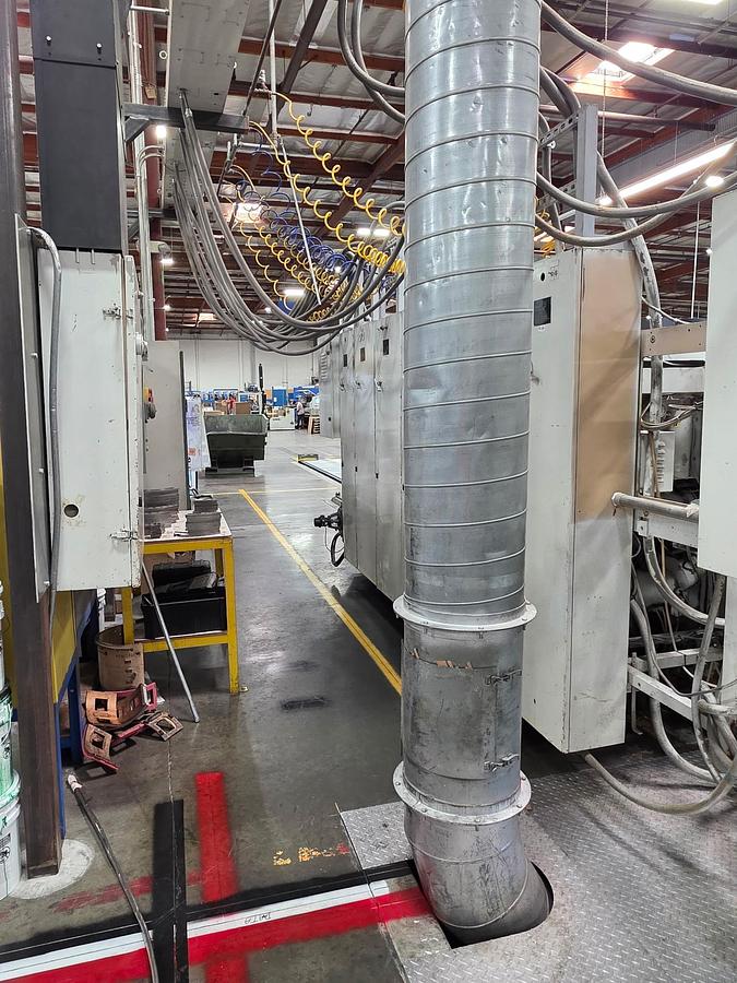 Used 50" x 115" Mitsubishi 2 Color Flexo Folder Gluer