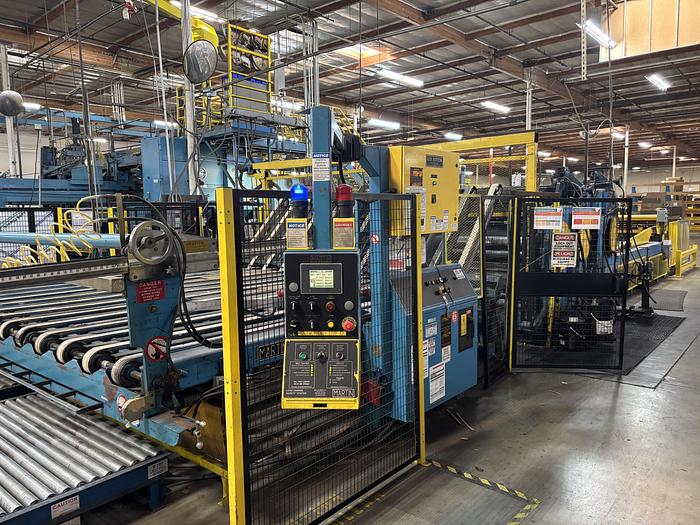 Used 86″ x 185″ Universal 2 color Flexo Rotary Slotter