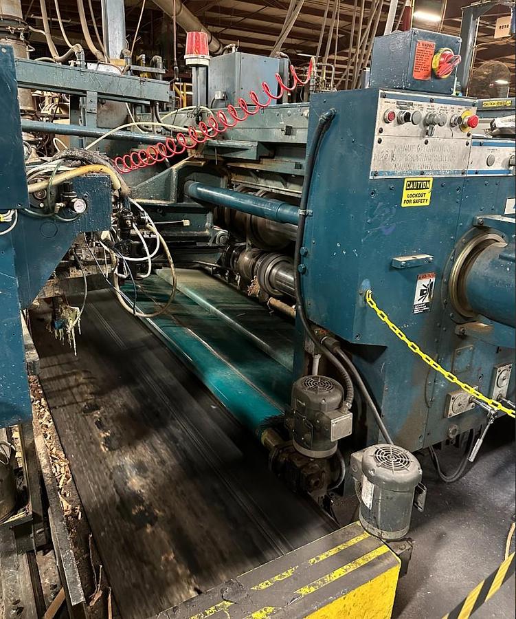 Used 50" x 113" Langston 2 color Flexo Folder Gluer