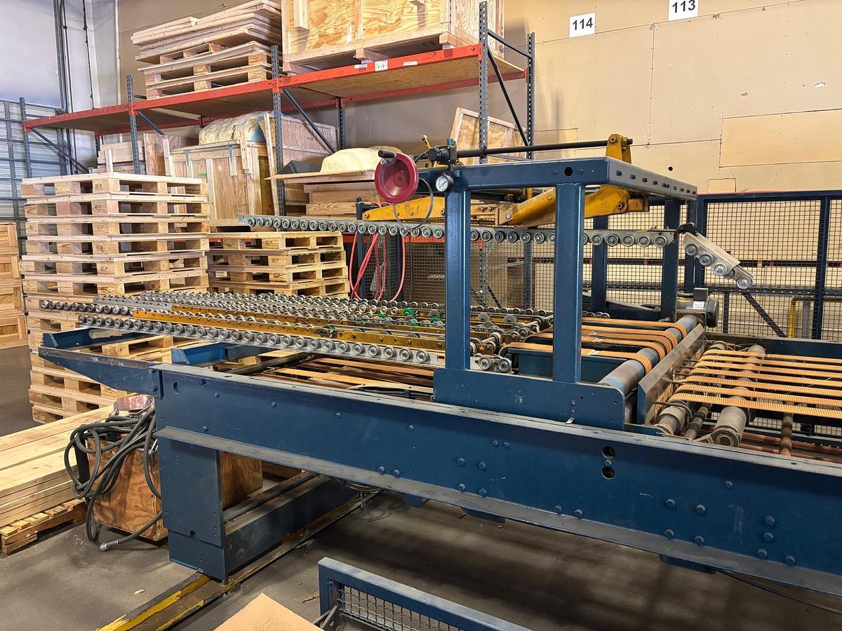 Used 66" x 126" Ward 2 Color Flexo Folder Gluer with DC section