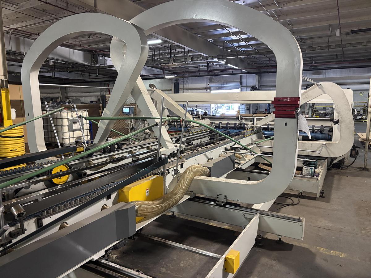 New 180" Jumbo Matchbox Folder Gluer