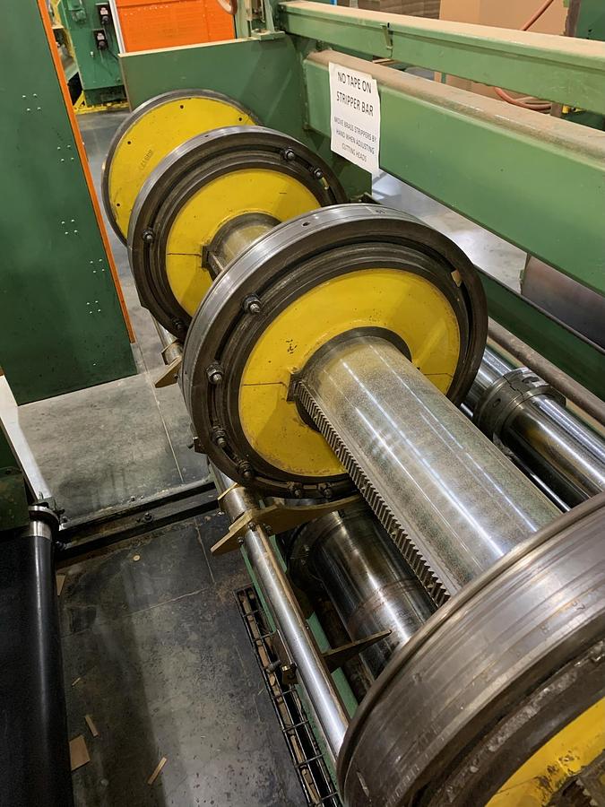 Used 66″ x 85″ Staley 3 color Rotary Die Cutter with Slotting section