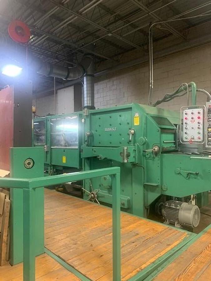 Used 42″ x 62″ bobst SPO 1575EEG Die Cutter
