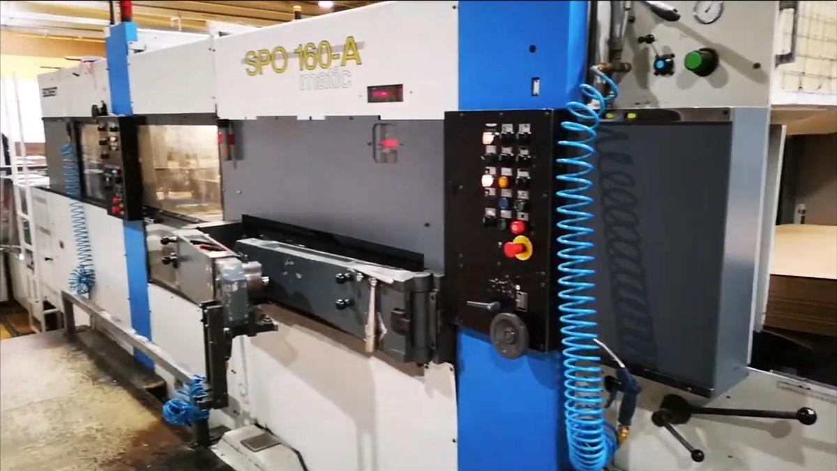 Used Bobst autoplaten Die Cutter model 160 A