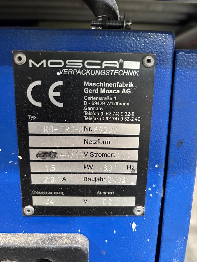 Used EAM Mosca Bundle Strapper