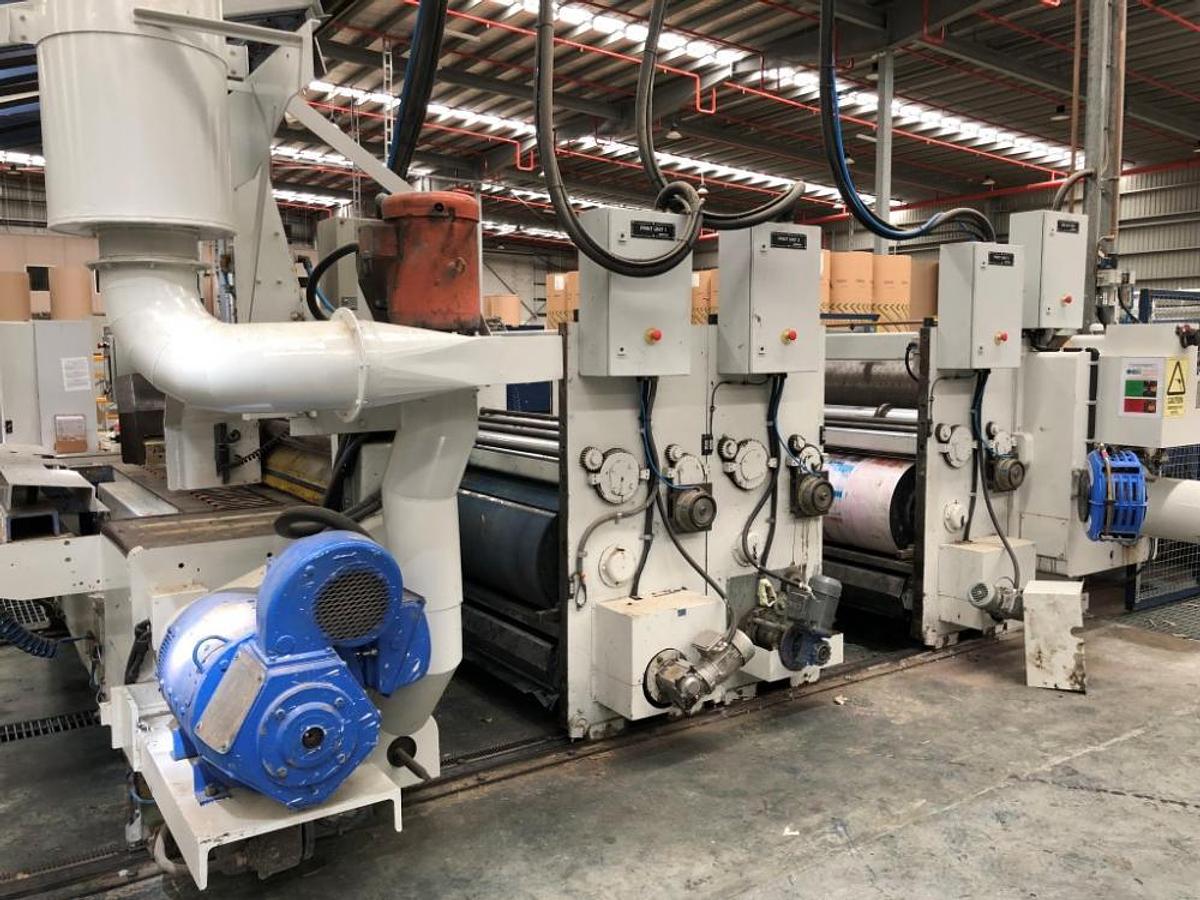 Used 66″ x 115″ Koppers 3 color Rotary Die Cutter