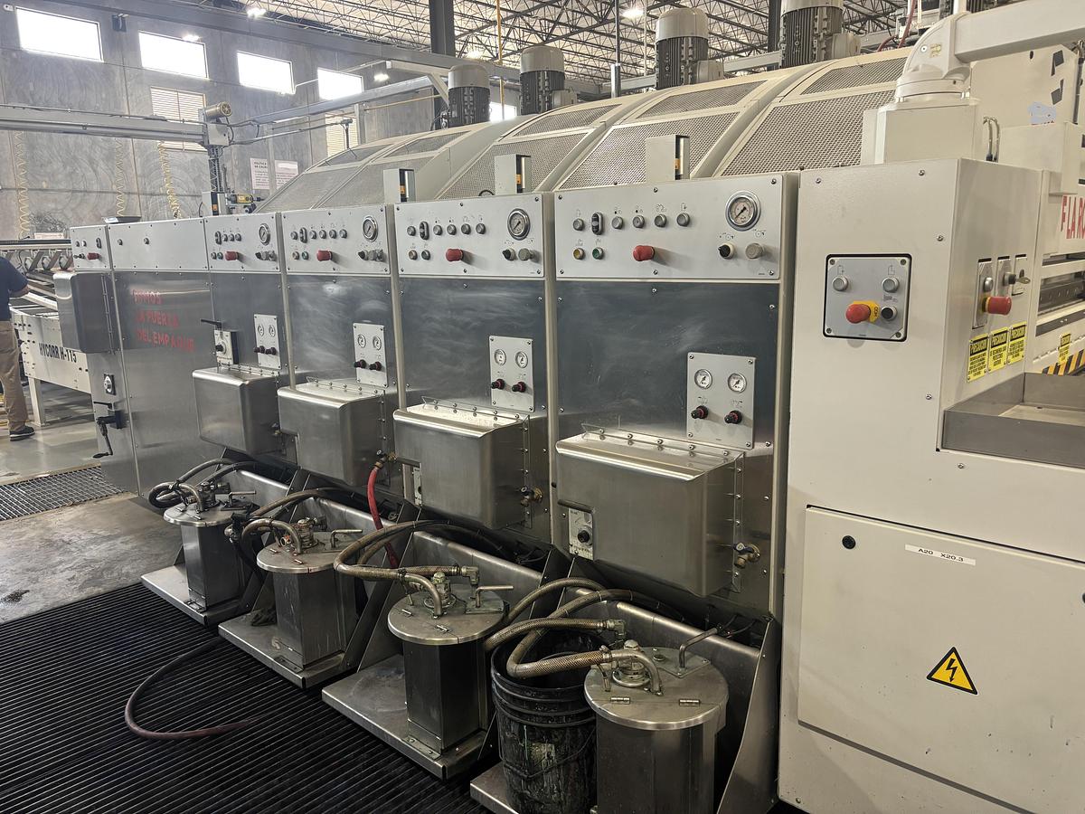 Used Hycorr 4 color High Graphics Rotary Die Cutter