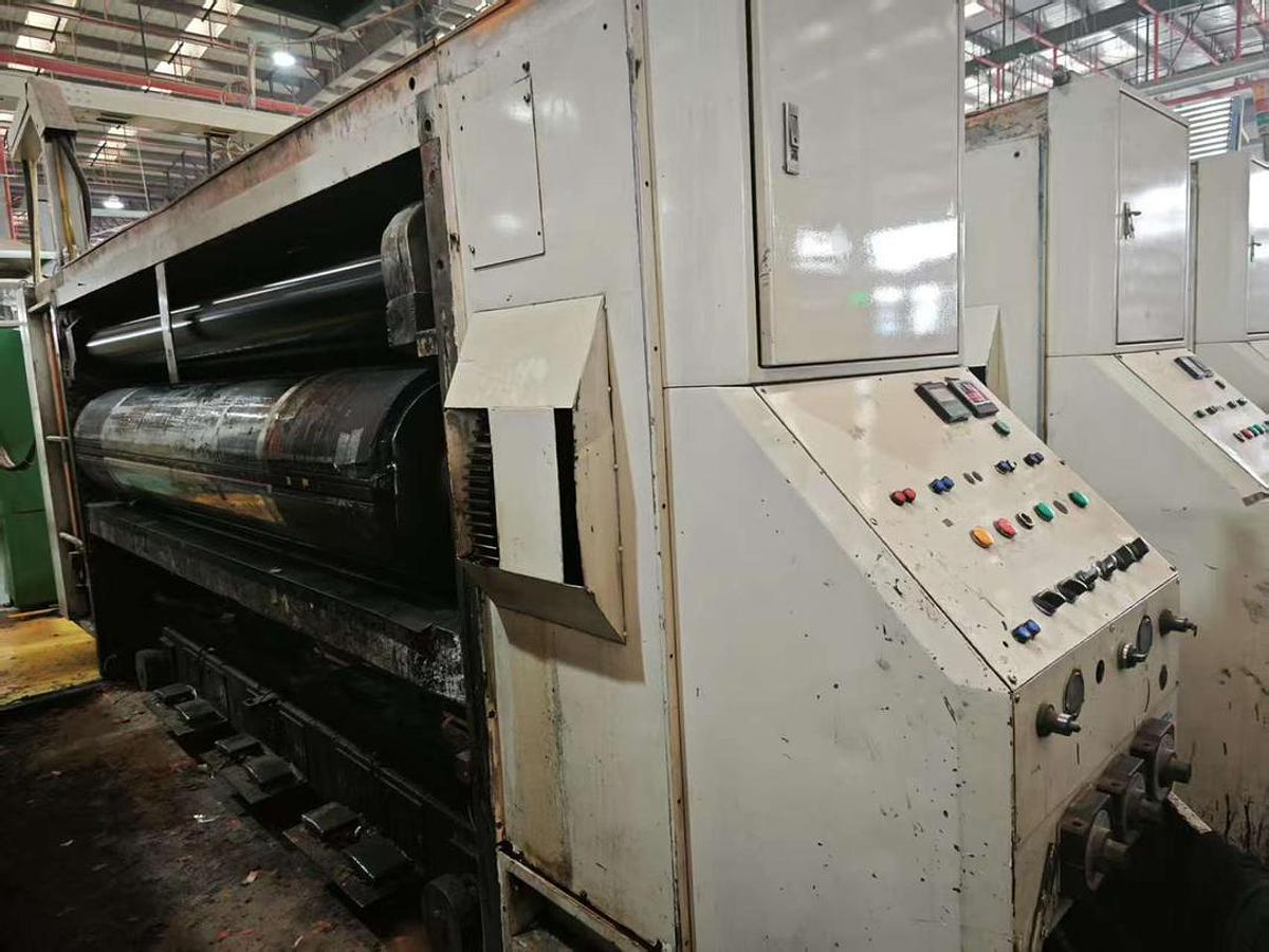 Used 66" x 118" TCY 3 color Rotary Die Cutter