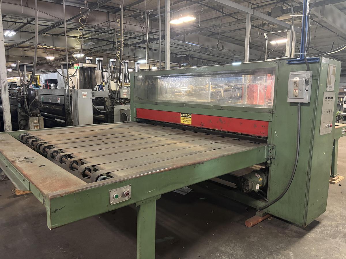 Used 100″ x 80″ Haire Roller Die Cutter