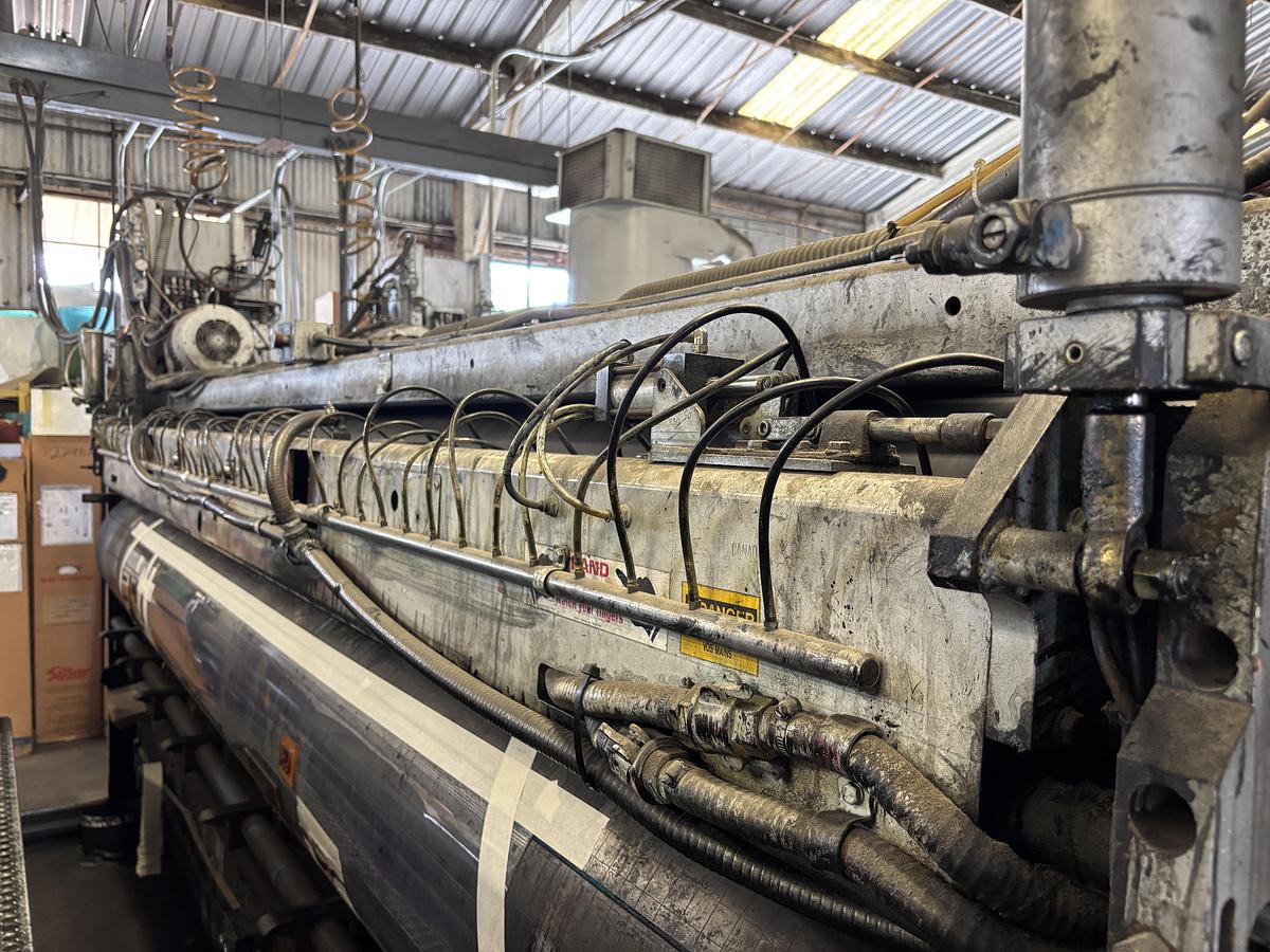 Used 66" x 170" Ward 2 color Flexo Printer Slotter