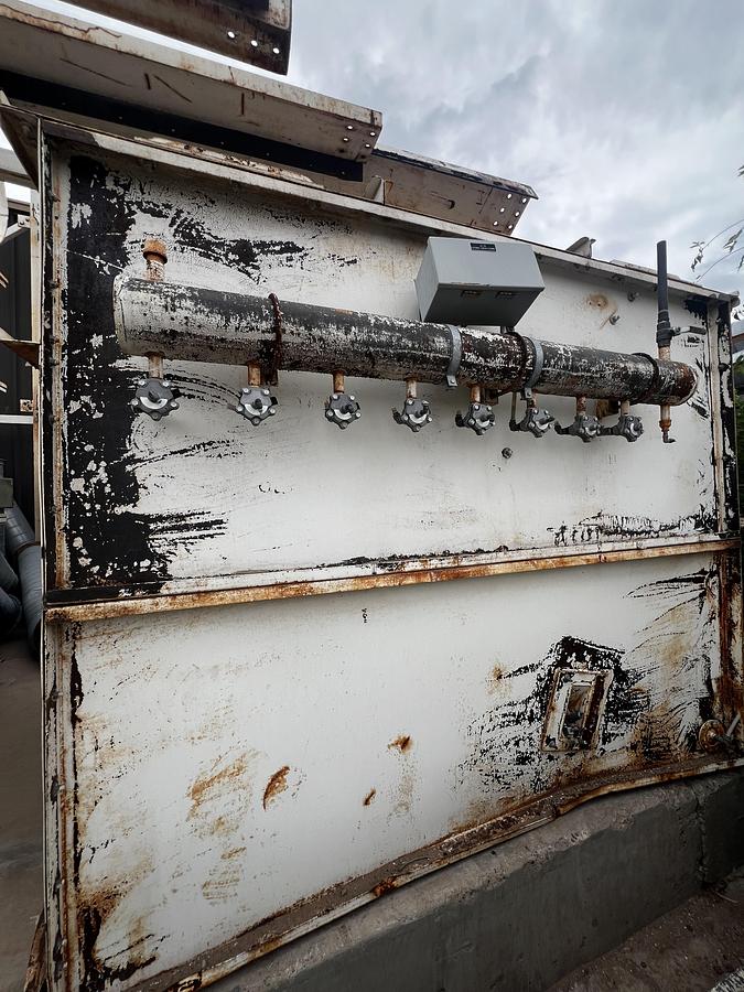 Used Air conveying scrap system with 100's of feet of piping