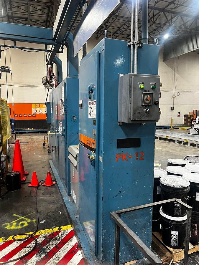 Used 37" x 97" Langston Saturn 3 Flexo Folder Gluer