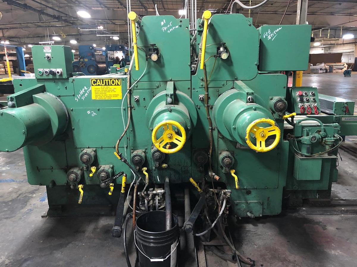 Used 50″ x 113″ Hooper 2 Color Flexo Printer slotter