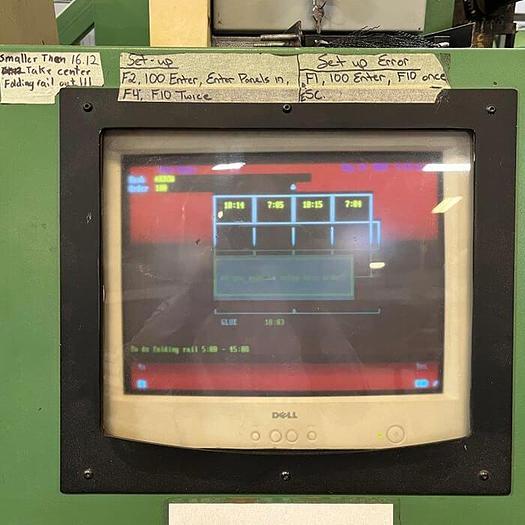 Used 50” x 110” Serenco 2 Color Flexo Folder Gluer