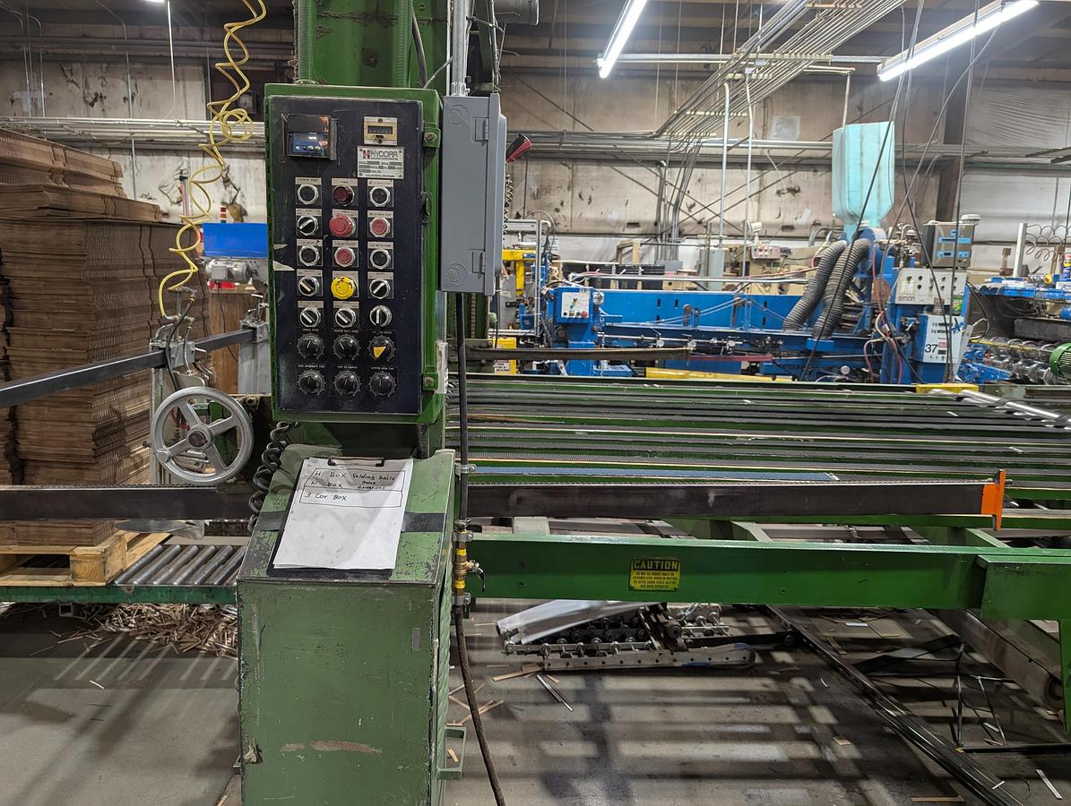 Used 66" x 113" Ward-Genco 2 color Rotary Die Cutter