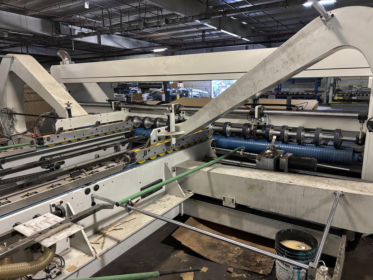 New 180" Jumbo Matchbox Folder Gluer