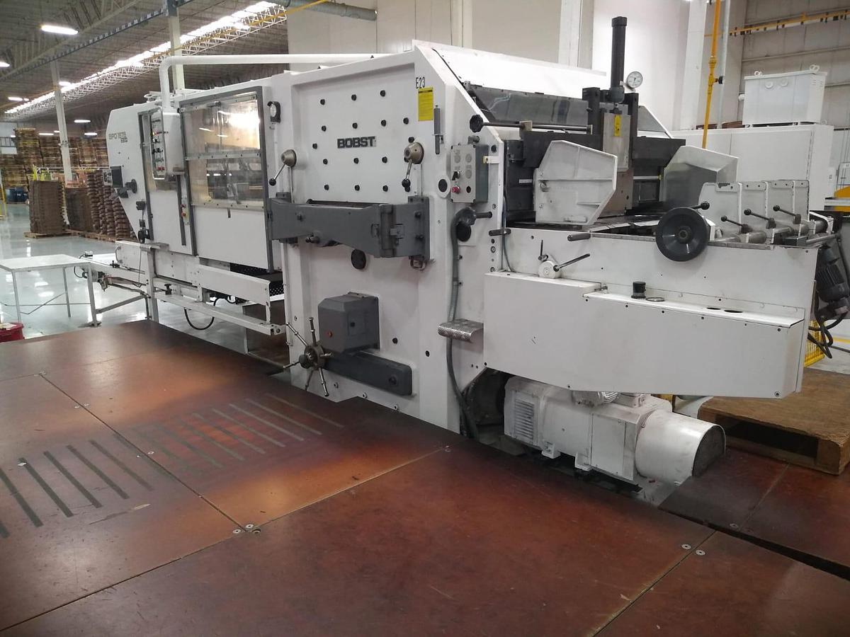 Used 42″ x 62″ bobst SPO 1575EEG Die Cutter