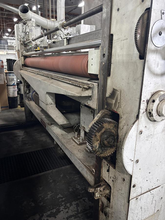 Used 66" x 115" Langston 3 color Rotary Die Cutter