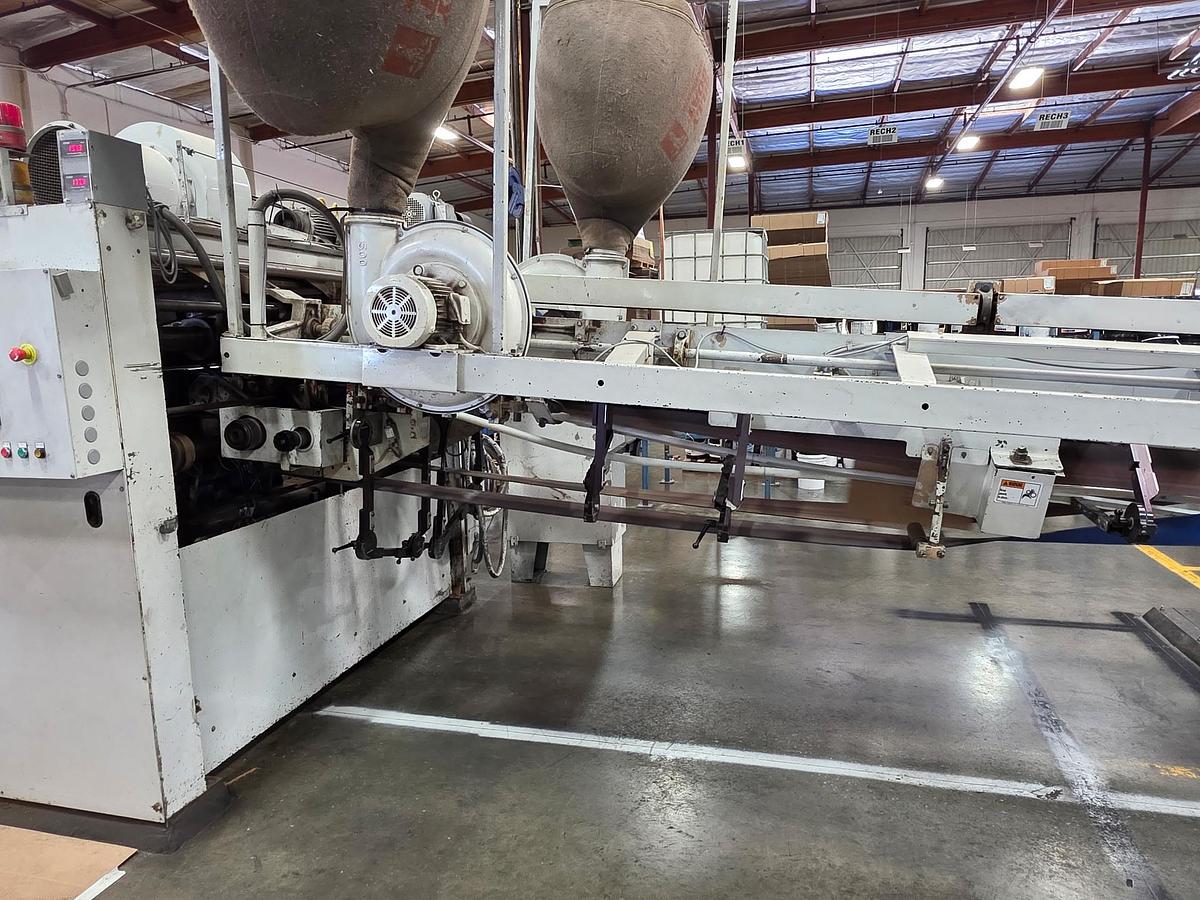 Used 50" x 115" Mitsubishi 2 Color Flexo Folder Gluer