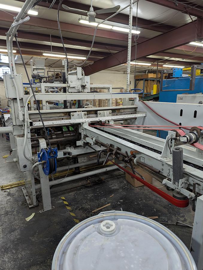 Used 24" x 66" Simon 2 color Flexo Folder Gluer