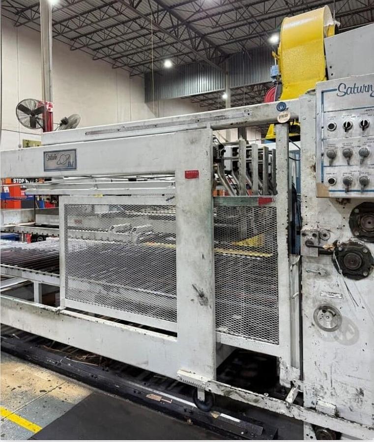 Used 37" x 97" Langston Saturn 3 Flexo Folder Gluer