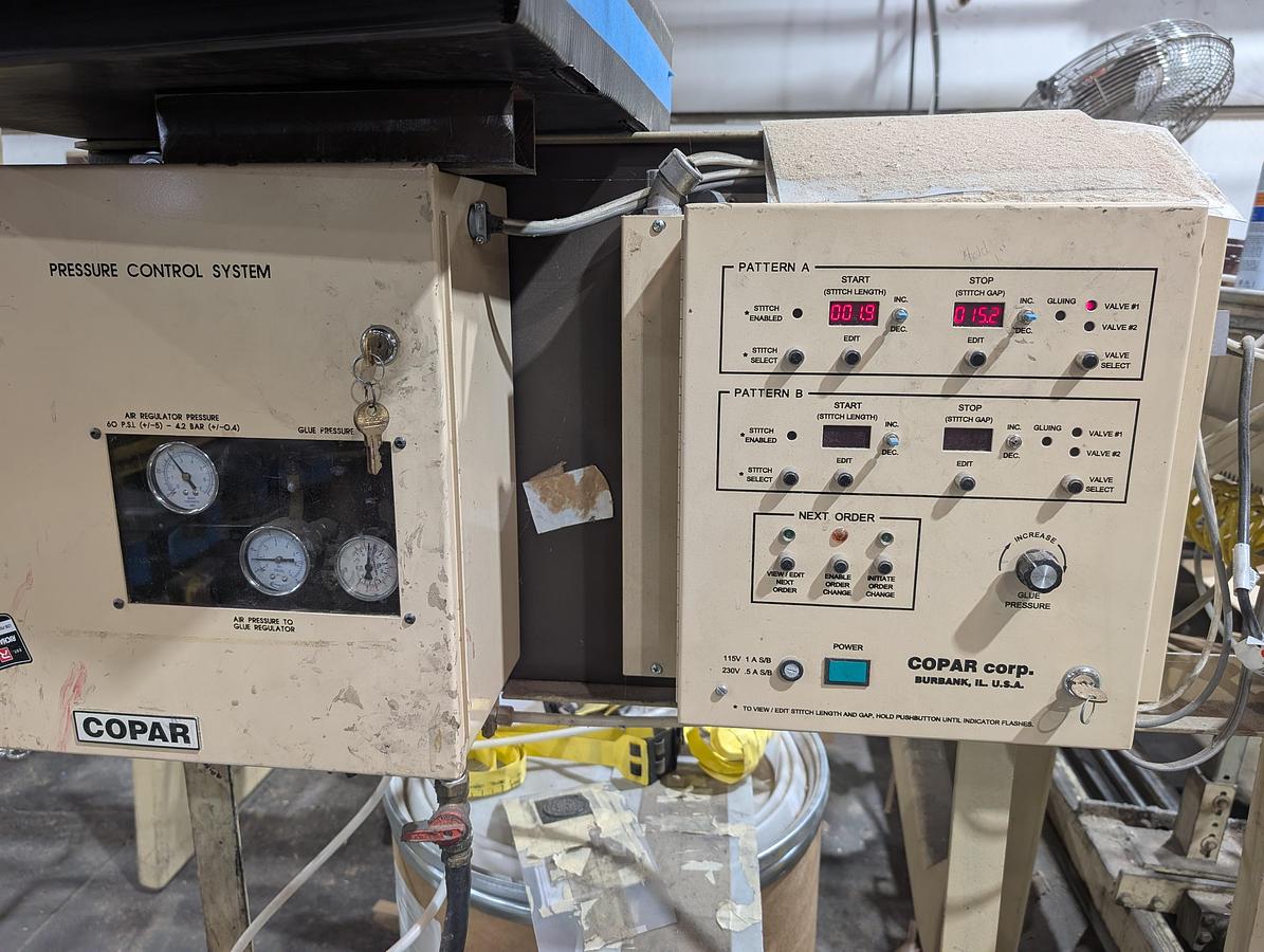 Used 50" x 110" Hooper 2 color Flexo Folder Gluer