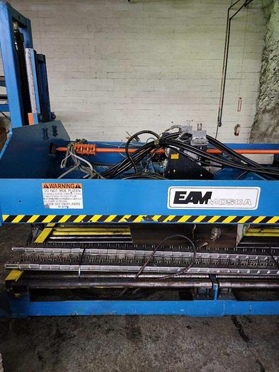 Used Eam Mosca 2 head Strapper Unitizer