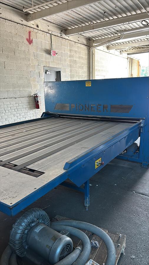 Used 80" x 110" Pioneer Roller Die Cutter