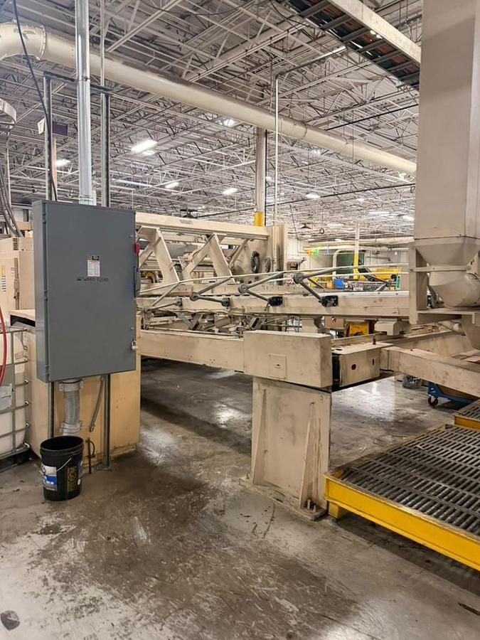 Used 66" x 120" Ward 3 color Flexo Folder Gluer