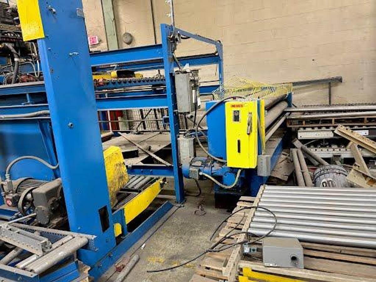 Used General cold gluer with platform lift