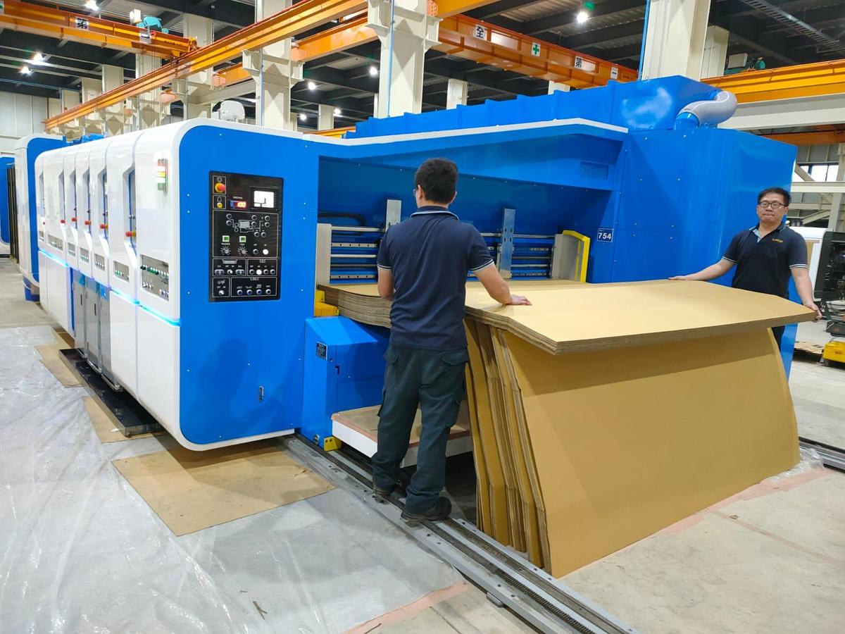 New 50" x 110" Sunrise Flexo Folder Gluer