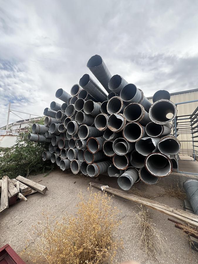 Used Air conveying scrap system with 100's of feet of piping